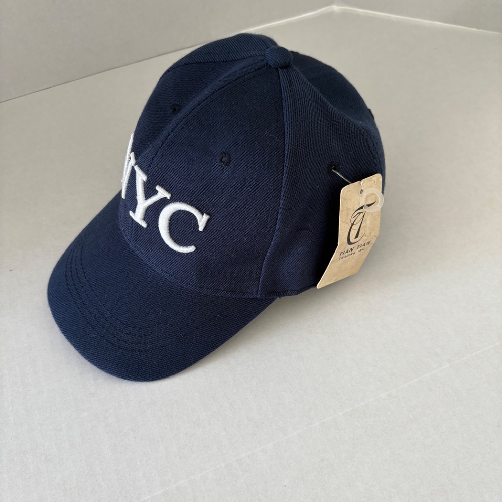 Tian-Tian NYC Blue Comfortable-Look Baseball Hat -‎ NEW. - Picture 2 of 9